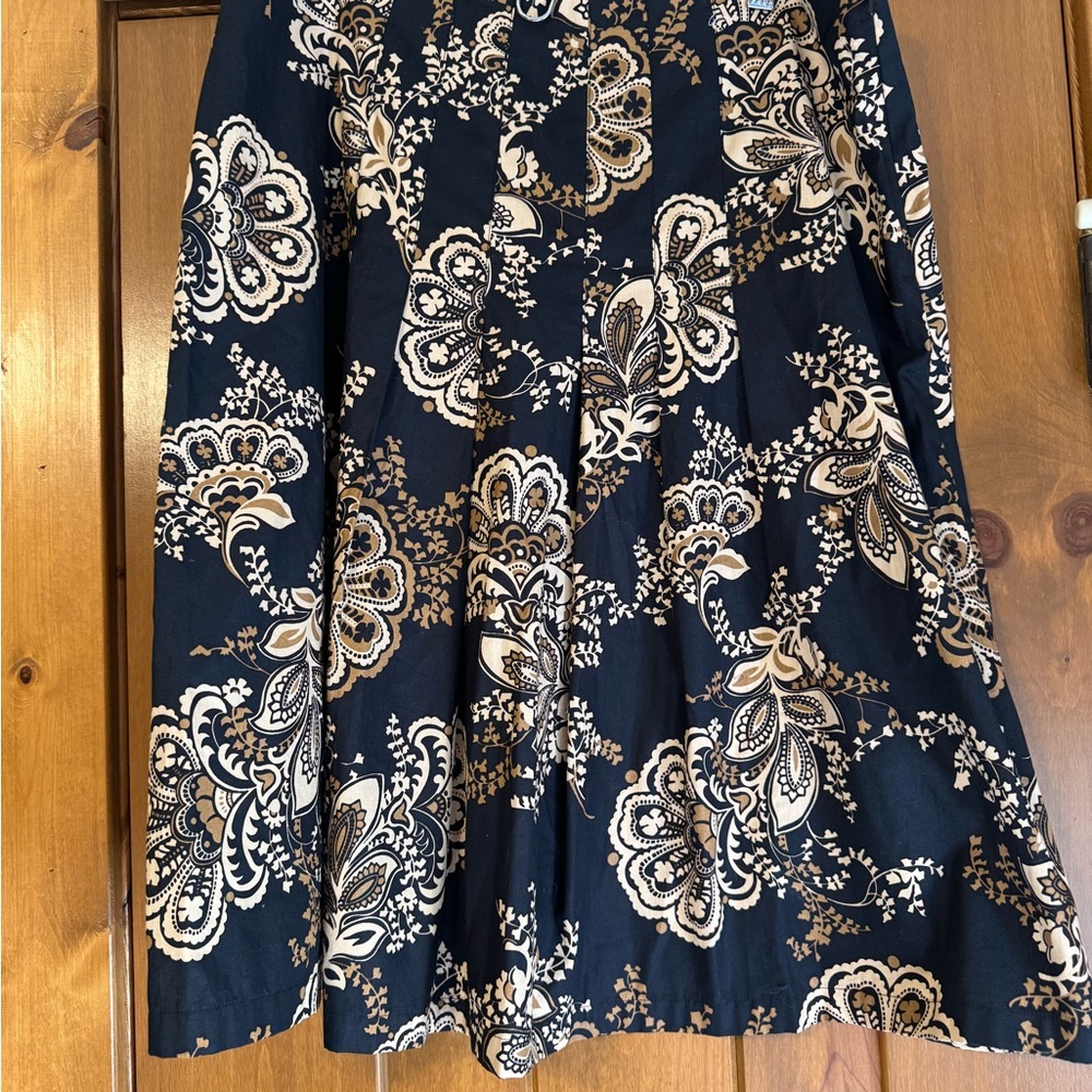 Harold’s Pleated Paisley Skirt